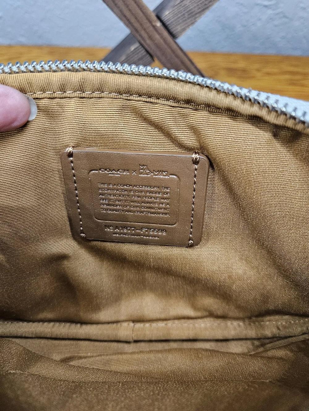 Coach x Pac-Man Double Zip Crossbody Mini Bag - Picture 11 of 15